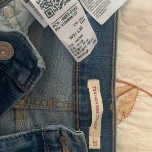 Levi’s High rise jeans. Authentic. Used like new. Smoke free home.
